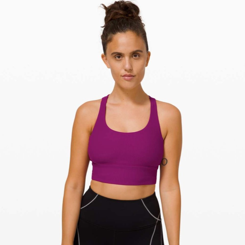 lululemon Energy Bra Long Line Ribbed